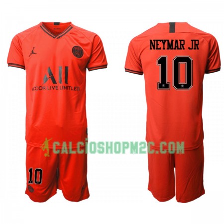 Paris Saint Germain NEYMAR JR 10 Bambino Maglia Trasferta 2019/2020 Manica Corta (+ Pantaloncini)